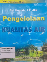 PENGELOLAAN KUALITAS AIR